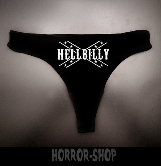 Hellbilly strings with white print
