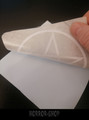 Pentagram sticker cutted shape/with transfer film