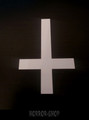 Inverted cross sticker cutted shape/with transfer film