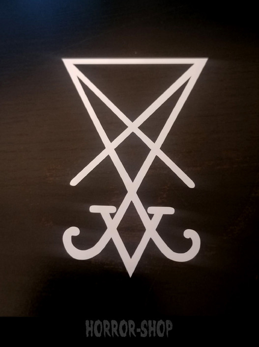Sigil of Lucifer sticker cutted shape/with transfer film