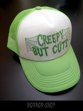 Creepy but cute trucker cap vihreä