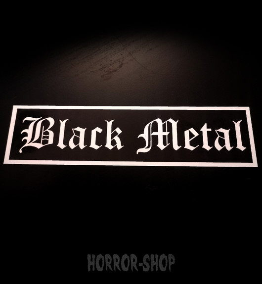 Black Metal  vinyl sticker