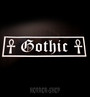 Gothic vinyl sticker