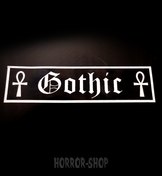 Gothic vinyl sticker