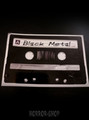 Black metal C-cass vinyl sticker