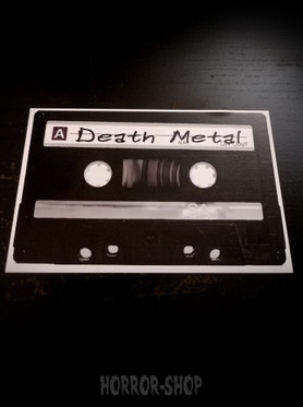 Death Metal C-cass vinyl sticker