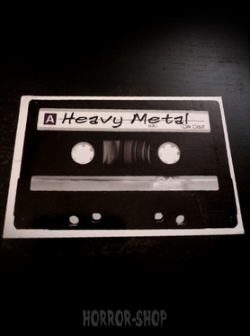 Heavy Metal C-cass vinyl sticker