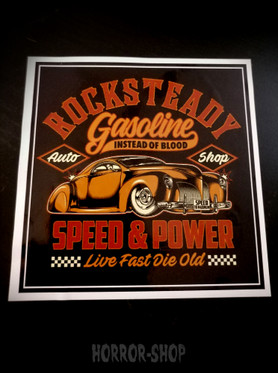 Gasoline instant blood sticker