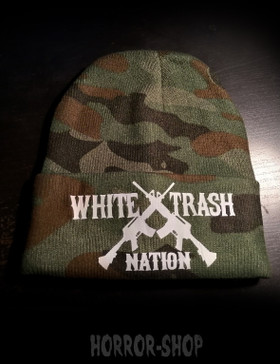 White trash nation watchcap camo
