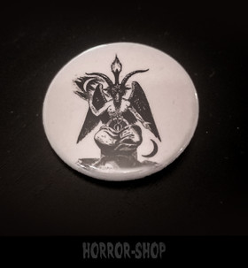 Baphomet white -pinssi