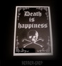 Death is happiness sticker