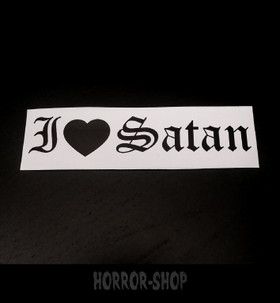 I love Satan KILL sticker