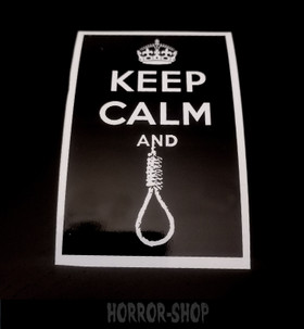Keep calm and rope sticker