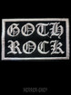Goth Rock -patch silver grey