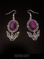 Amethyst night - earrings
