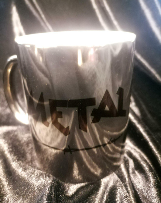 Metal Head true  Silver (mug)