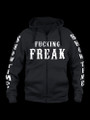 One man freakshow - (hoodie with zipper)