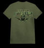 Satanic war junkie  t-shirt (black and army green)