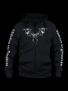 Embrace the darkness (vetoketjullinen Huppari )