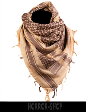COYOTE/BROWN SHEMAGH SCARF
