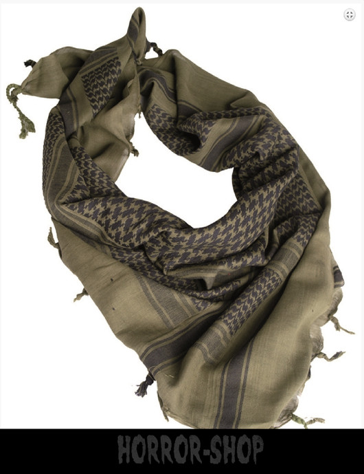 OD/BLACK SHEMAGH SCARF