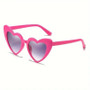 Pink heat cat eye sun glasses