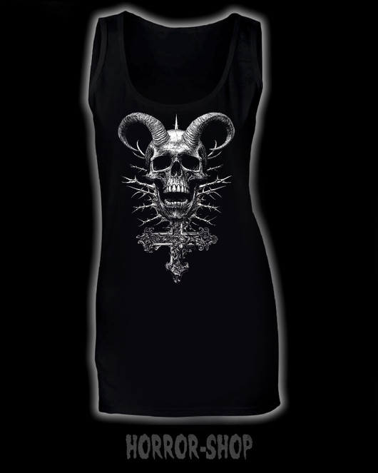 Horned skull dress