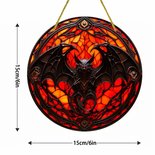 Vampire bat, Round Acrylic Sign
