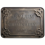 ASYLUM tin sign 20cm * 30cm