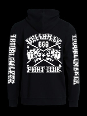 Hellbilly Fight Club Huppari vetoketjulla