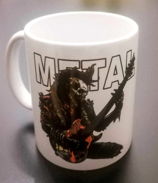 Metal skeleton -mug