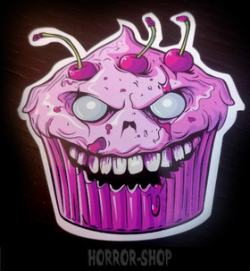 Killer Cupcake vinyl sticker