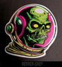 Alien with pink helmet vinyl sticker