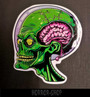 Alien brainiac vinyl sticker