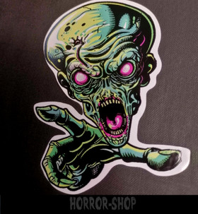 Alien commander vinyl sticker