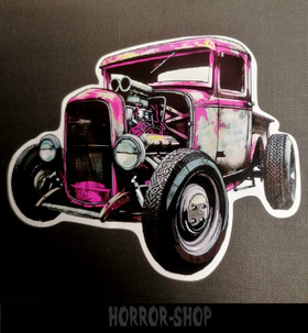 Redneck hotrod vinyl sticker