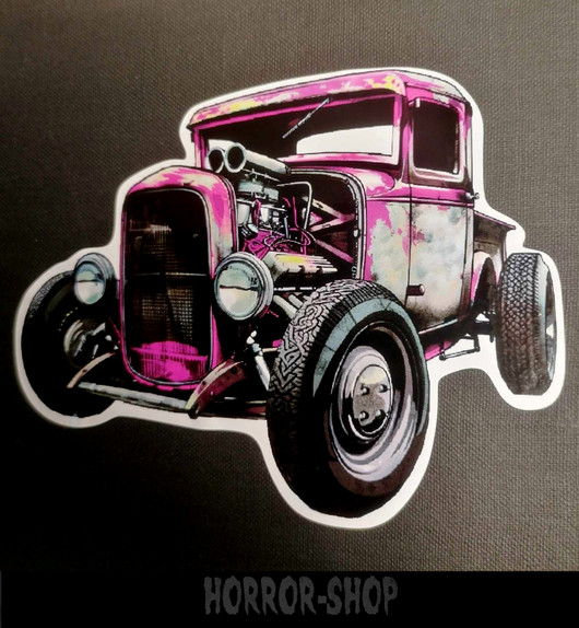 Redneck hotrod vinyl sticker