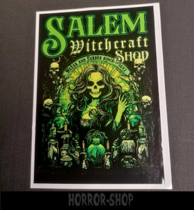 Salem Witchcraft shop sticker