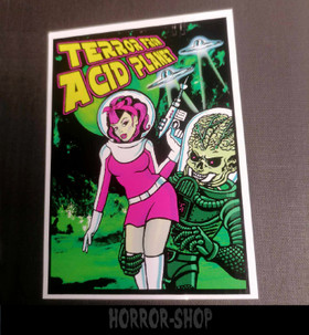 Terror from the acid planet sticker