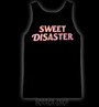 Sweet Disaster paita pinkillä metallipainatuksella, T-paita