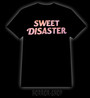 Sweet Disaster paita pinkillä metallipainatuksella, T-paita