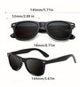 Retro black sun glasses