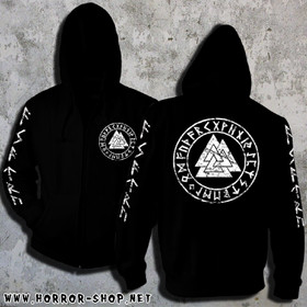 Asatru huppari vetoketjulla