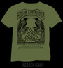 Hugin and Munin army green T-shirt