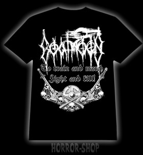 Goatmoon Warrior Black T-shirt and LadyFit