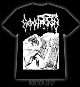 Goatmoon Warrior Black T-shirt and LadyFit