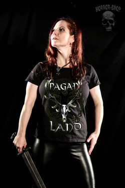 Pagan Land T-Shirt (Black Army green, graf grey)