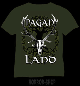 Pagan Land T-Shirt (Black Army green, graf grey)