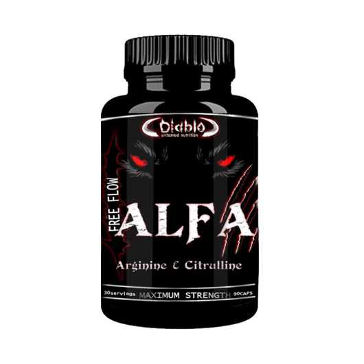 DIABLO ALFA - Power, pump, and endurance for your workouts! 90cap