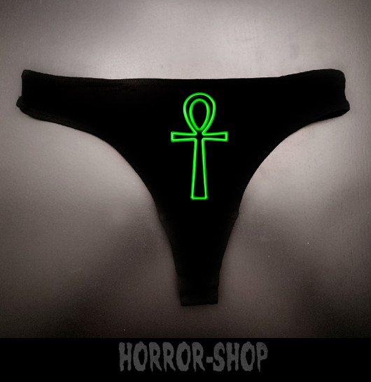 Neon Ankh green String